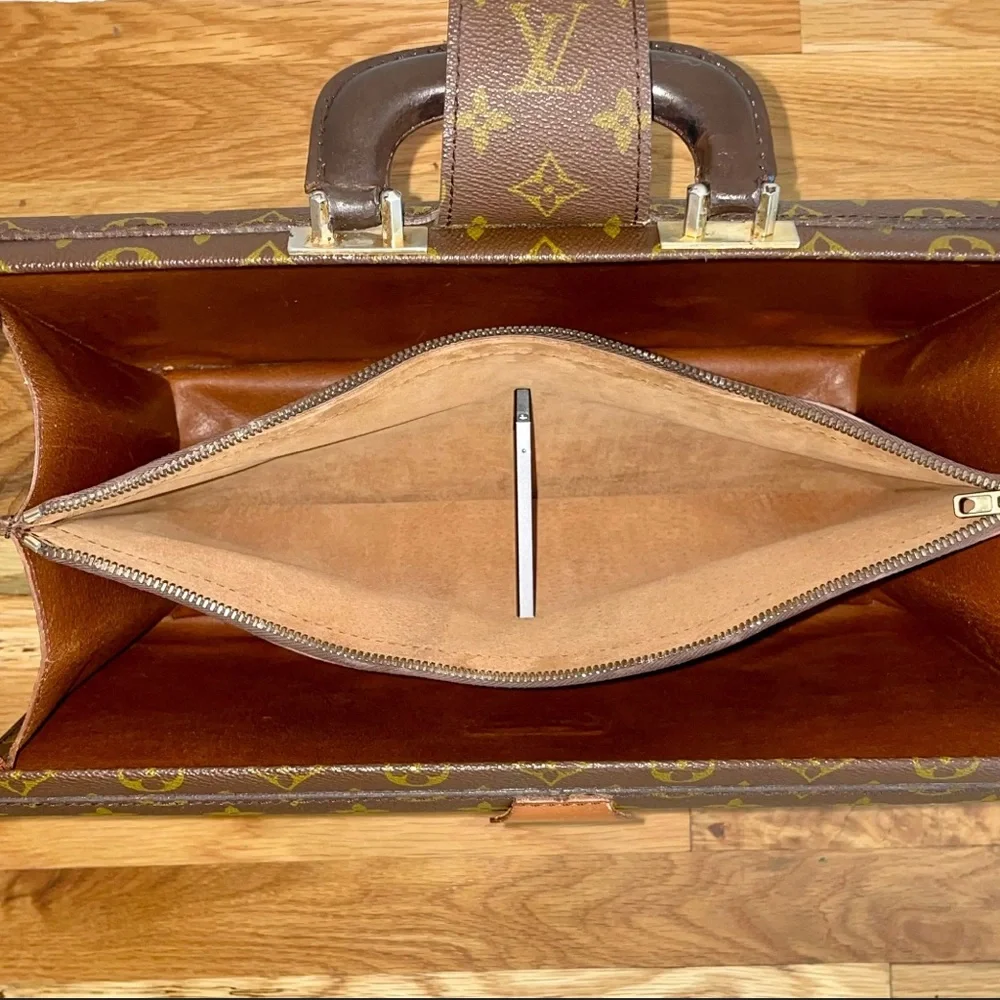 Louis Vuitton Vintage Pilot Serviette Monogram Briefcase